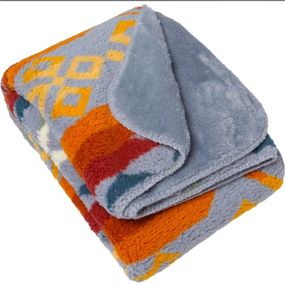 NEW!!  Pendleton Coyote Aztec Sherpa throw blanket - Picture 3 of 12